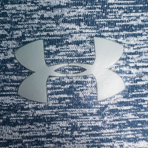 Under Armour HeatGear Tech Tee Mens Medium Loose Fit Short Sleeve Heathered Blue - Picture 5 of 10